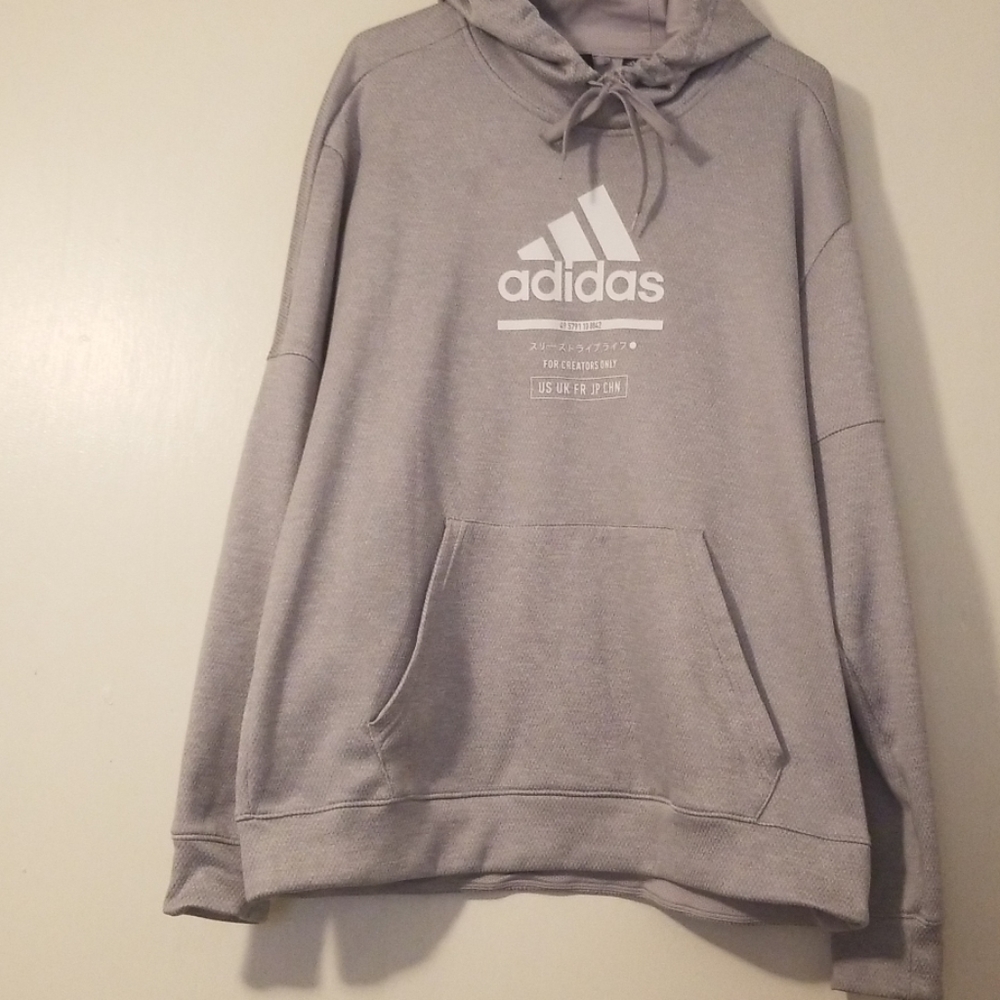 adidas hoodie-men's L- will fit women's XL